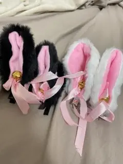 猫耳 白黒セット
