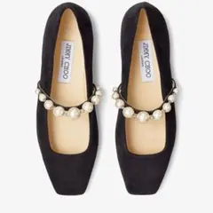 ◇まおり様専用◇JIMMY CHOO スクエアトゥ フラットシューズ