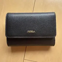 FURLA ブラック 三つ折り財布