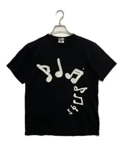 BLACK COMME des GARCONS 音符ロゴ半袖カットソー