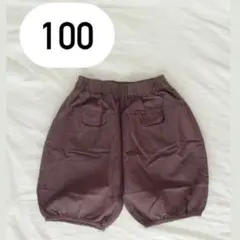 新品　100 ハーフパンツ　半ズボン　男の子　キッズ　子供　ブラウン　韓国