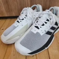 adidas テニスシューズ ホワイト/ブラック