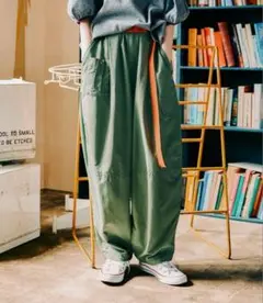 新品　ニコアンド　【MODE NORM CORE】 シャカバルーンポケパンツ　M