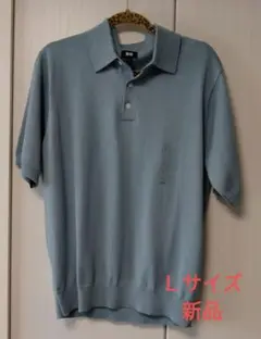UNIQLO ライトブルー ポロシャツ L