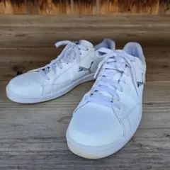 【美品】PUMA スマッシュ キャット L スニーカー ホワイト 26.0cm