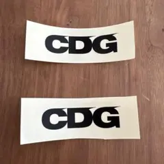 コムデギャルソン　CDGロゴシール 2枚セット