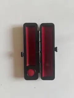 印鑑ケース 赤い内装 ヒンジ式
