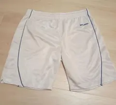 ホワイトメッシュパンツ　ブルーファイト　バスパン