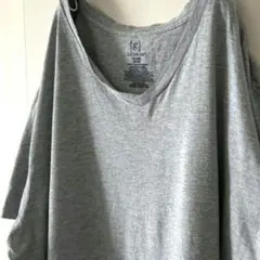 ジョージ GEORGE プレーン 無地 Tシャツ 2XL グレー 灰色 古着