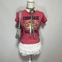 y2k 平成ギャル CONVERSE ピチt グランジ マクブリング ロゴ　英字