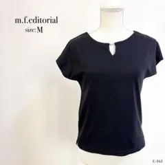 ☆美品☆ m.f.editorial ブラック Tシャツ Mサイズ　トップス