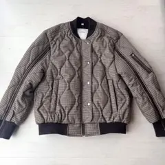 GU rokh キルティングブルゾン　チェック Sサイズ 美品　ジャケット