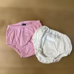インナーパンツ ピンクと白の2点セット