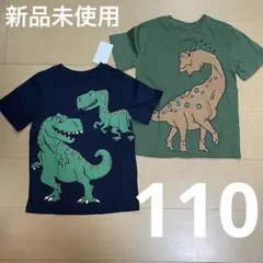 恐竜Tシャツ　2枚セット 120サイズ