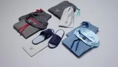 未開封　EVA AIR エバー航空　JASON WU パジャマ　セット Amazon | EVA AIR エバー航空アメニティ JASON WU パジャマ M