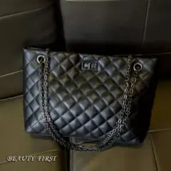 キルティング スクエア トートバッグ