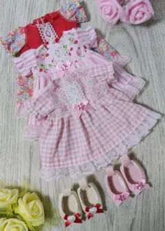 メル・ソラン・レミンちゃんワンピースドレス＆くつセットNo.817