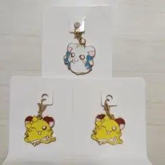 ハム太郎　メタルチャーム　リボンちゃん　ちびまるちゃん
