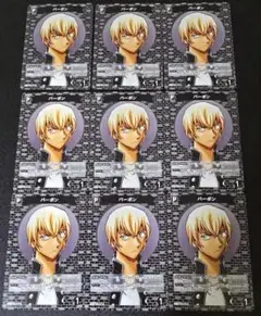 バーボン C P058 9枚セット 新たなる謎 名探偵コナンカードゲーム