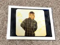 藤原竜也　直筆サイン入り　ポラロイド写真 藤原竜也さん直筆サイン＆メッセージ入りポラロイド写真 美術品