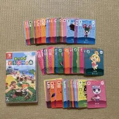 あつまれどうぶつの森Switchソフト80枚以上被りなしamiiboカードセット