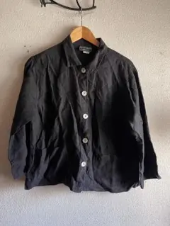 90s CAROL Anderson グッドレギュラー　リネン　カバーオール　黒