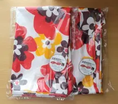 長座布団カバー 70cm×180cmサイズ 2枚セット カラフルな花柄模様
