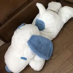 新品 ぬいぐるみ スヌーピー 寝そべり スーパーBIG6 ブルー 大きい 犬