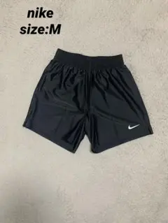希少✨Nike ブラック 刺繍ロゴ　ショートパンツ サイズM