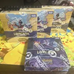 新品未開封　ディズニー　ロルカナ　カードゲーム　4boxセット