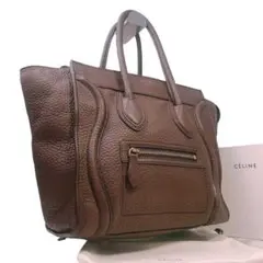 【美品 希少カラー】CELINE セリーヌ ラゲージ ハンドバッグ ナッパー