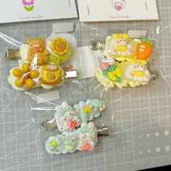【13日～17日までSALE】ホイップデコ ヘアピン 3点 セット