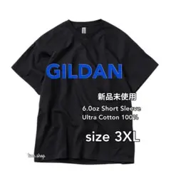 【ギルダン】新品未使用 無地 6oz 半袖Tシャツ 黒 ブラック 3XLサイズ