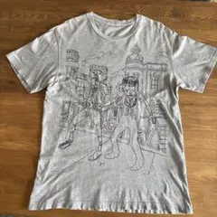 鉄コン筋クリート　ユニクロ　刺繍　Tシャツ　松本大洋　グレー　M