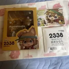 【新品未開封】ねんどろいど 2338 まめひなた+まめひなたのサイン入り丸台座 新品未開封】ねんどろいど 2338 まめひなた+まめひなたのサイン