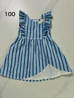 WILL MERY ウィルメリー ワンピース ストライプ サイズ100