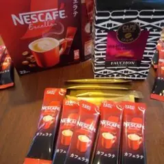 フォーション　 インスタントコーヒー5本　 ネスレカフェラテ5本即日発送