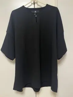CAMBIO キーネックTシャツ ブラック　M