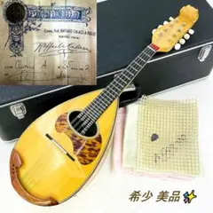 【超希少ナポリの職人製作】マンドリン　ラファエル　ラファエレ　ケース 超希少ナポリの職人製作】マンドリン ラファエル ラファエレ