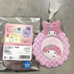 新品　サンリオキャラクターズ　缶バッジ＆ホルダーセット　マイメロディ