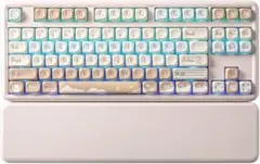 YUNZII B87 キーボード / バター / ココアクリームV2スイッチ