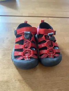 KEEN ニューポートh2 レッド 16cm