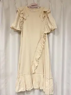 ヴィンテージ ワンピース　フリル　レース