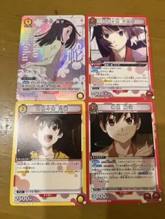 ユニオンアリーナ 物語シリーズ スタートデッキ プロモ 4種