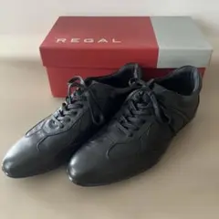 【未使用に近い】REGAL ブラック ビジネスカジュアルシューズ