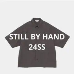 STILL BY HAND Stretch Nylon Half シャツ　46