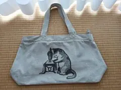猫トート　ファスナー付き♪