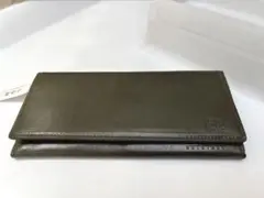 【新品】銀座タニザワ　高級レザー　メンズ　長財布　ダークグリーン
