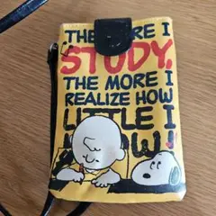 PEANUTS スヌーピ 携帯ポーチ　ショルダーポーチ
