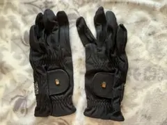 美品 お得！Roeckl 乗馬用グローブ ブラック